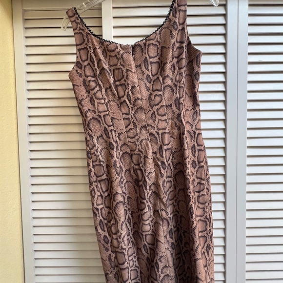 Women’s Sz 4P  tank top style Snake Print Dress 1990’s Y2K - Picture 4 of 8